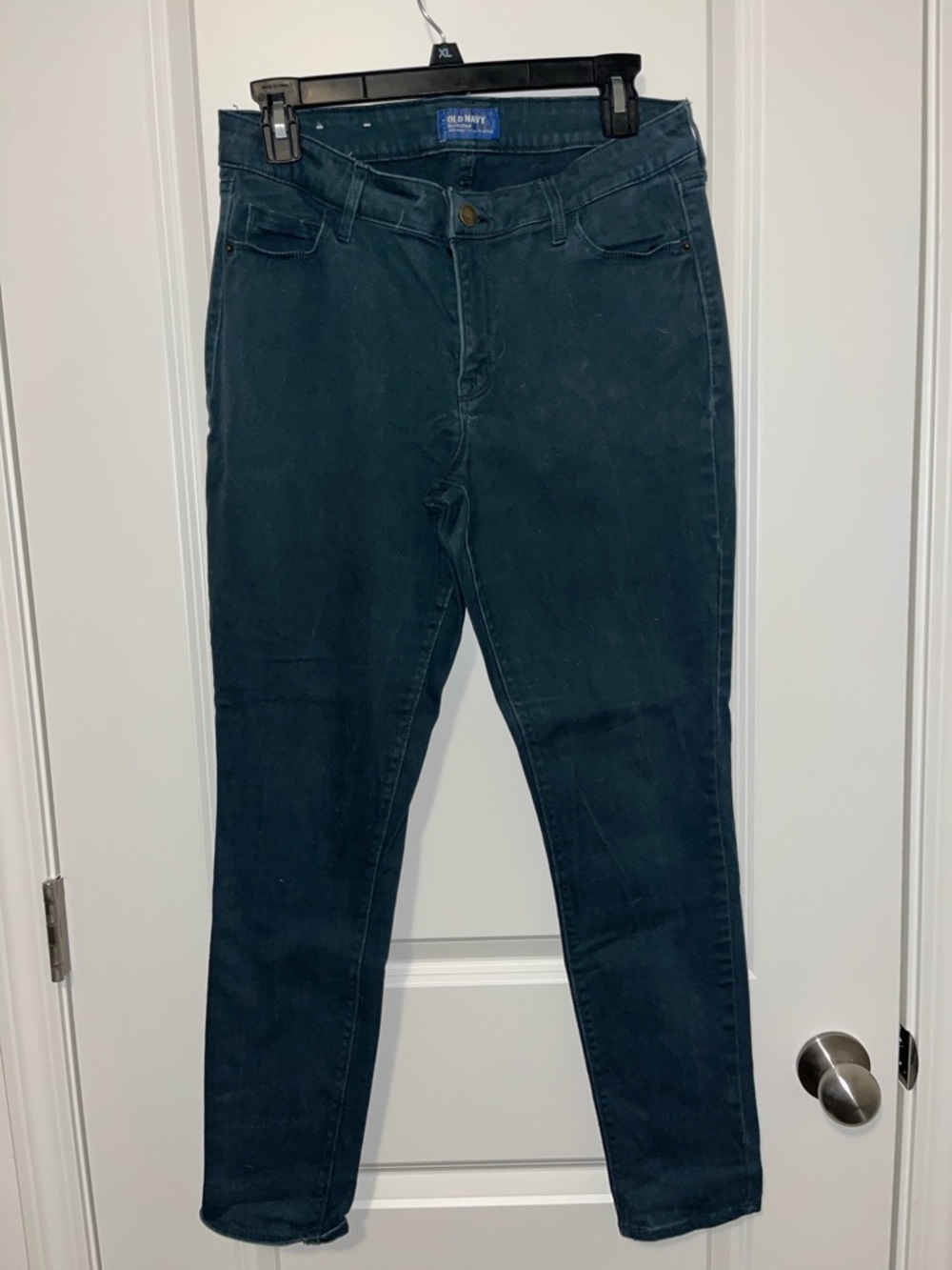 Old Navy Teal Slim Straight Jeans